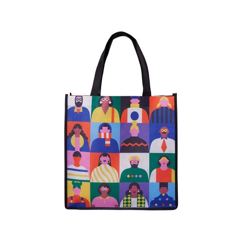 Сумка для шопинга с донной складкой и ручкой из нетканого PET материала; - купить именные сувениры в Воронеже