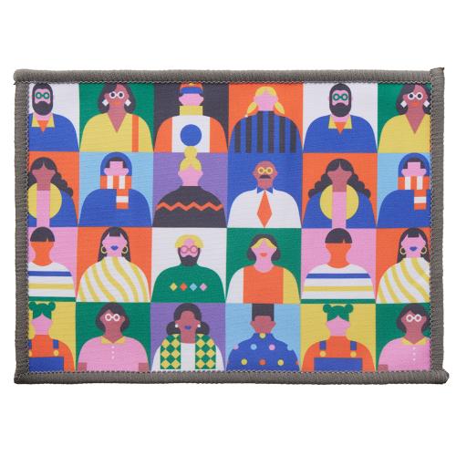 Салфетка из микрофибры с возможностью полноцветной печати; - купить именные сувениры в Воронеже