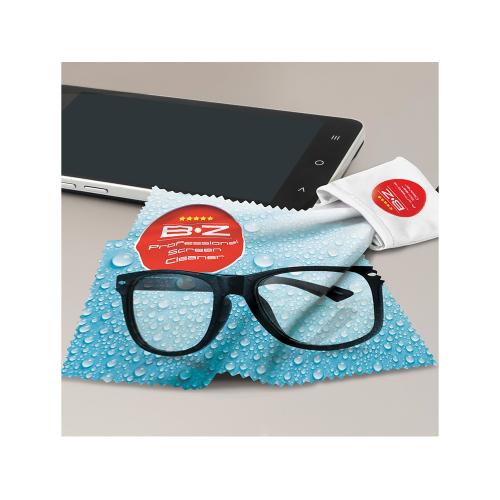 Очищающая салфетка в чехле с возможностью полноцветной печати; - купить именные сувениры в Воронеже