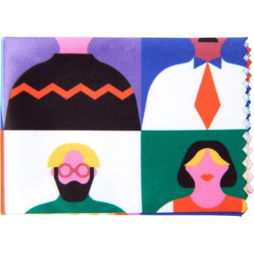 Салфетка для протирания очков с возможностью полноцветной печати; - купить именные сувениры в Воронеже