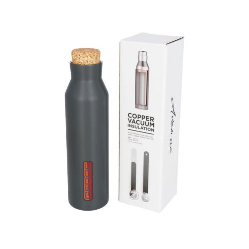 Вакуумная изолированная бутылка с пробкой; - купить подарки с логотипом в Воронеже