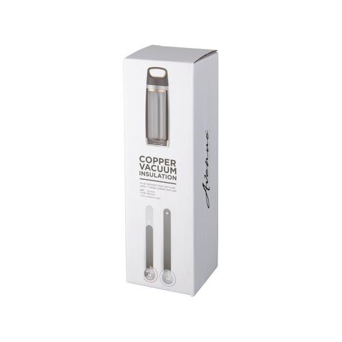 Спортивная медная бутылка с вакуумной изоляцией Valhalla объемом 600 мл; - купить подарки с логотипом в Воронеже