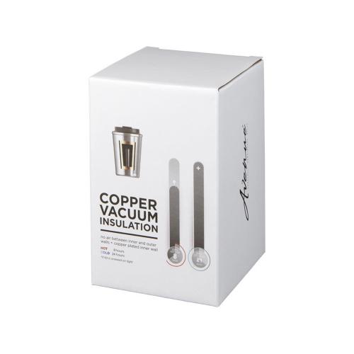 Герметичная медная вакуумная термокружка Thor объемом 360 мл; - купить именные сувениры в Воронеже