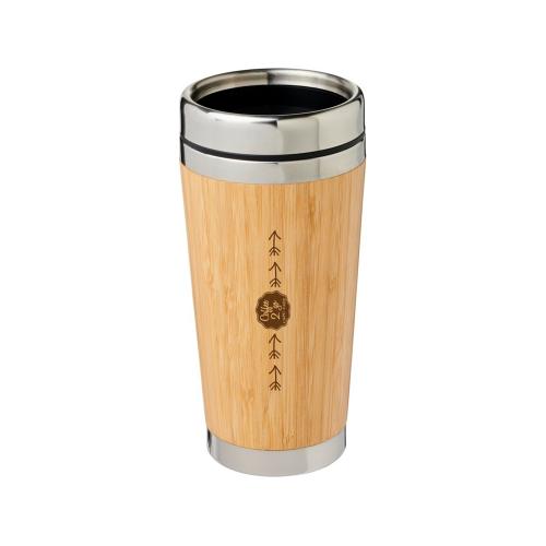 Стакан Bambus с бамбуковой наружной отделкой 450 мл; - купить подарки с логотипом в Воронеже