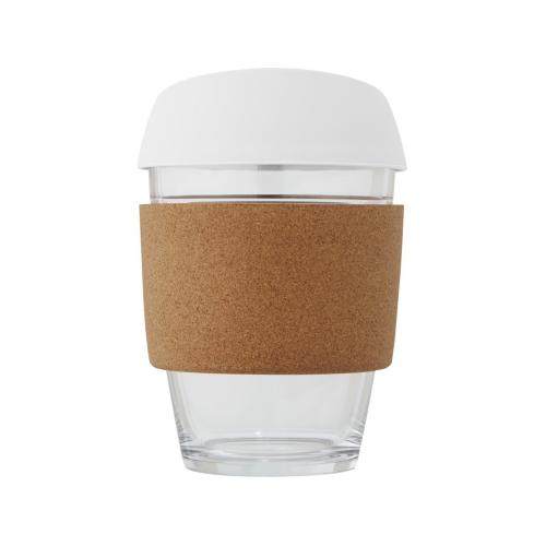 Lidan Кружка из объемом 360 мл с пробковым держателем и силиконовой крышкой; - купить необычные подарки в Воронеже