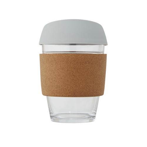 Lidan Кружка из объемом 360 мл с пробковым держателем и силиконовой крышкой; - купить необычные подарки в Воронеже