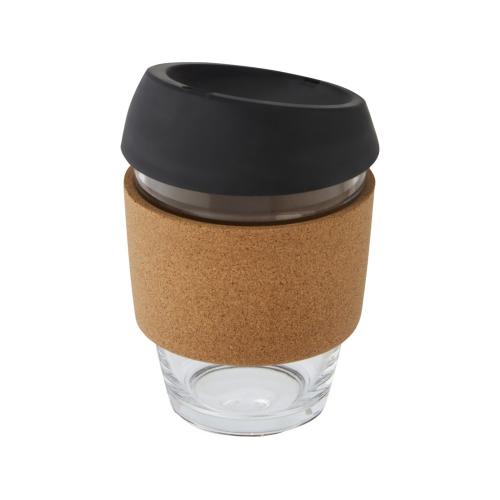 Lidan Кружка из объемом 360 мл с пробковым держателем и силиконовой крышкой; - купить необычные сувениры в Воронеже