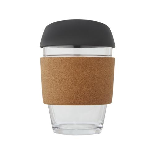 Lidan Кружка из объемом 360 мл с пробковым держателем и силиконовой крышкой; - купить необычные подарки в Воронеже