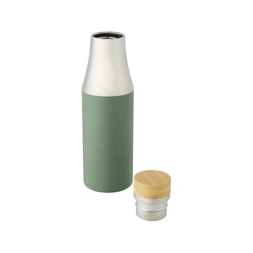 Hulan Бутылка объемом 540 мл с вакуумной изоляцией из меди и бамбуковой крышкой; - купить необычные сувениры в Воронеже