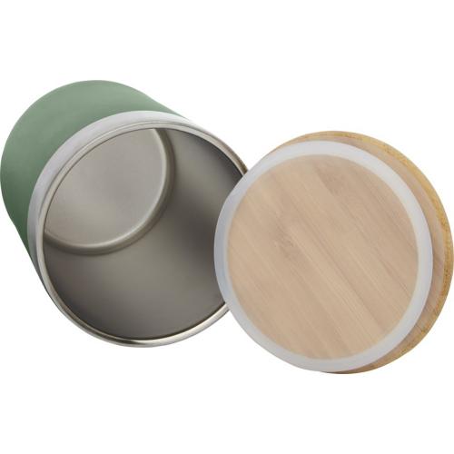 Lagan Кружка с медной вакуумной изоляцией объемом 300 мл и бамбуковой крышкой; - купить именные сувениры в Воронеже