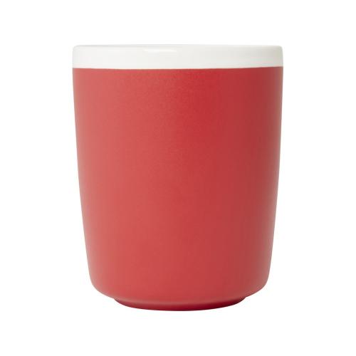 Керамическая кружка Lilio объемом 310 мл - Красный; - купить необычные подарки в Воронеже