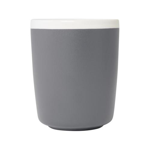 Керамическая кружка Lilio объемом 310 мл - Серый; - купить необычные подарки в Воронеже