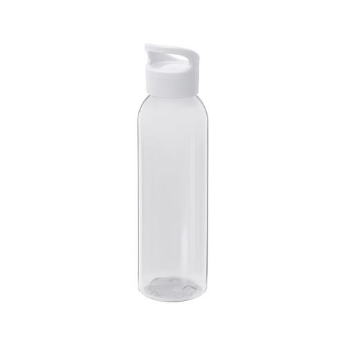 Бутылка для воды Sky из переработанной пластмассы объемом 650 мл - Белый; - купить именные сувениры в Воронеже