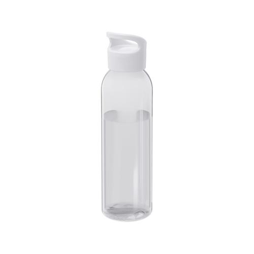 Бутылка для воды Sky из переработанной пластмассы объемом 650 мл - Белый; - купить бизнесс-сувениры в Воронеже