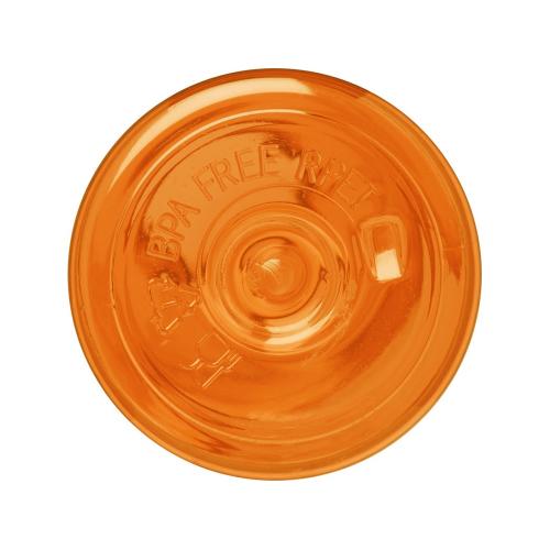 Бутылка для воды Sky из переработанной пластмассы объемом 650 мл - Оранжевый; - купить именные сувениры в Воронеже