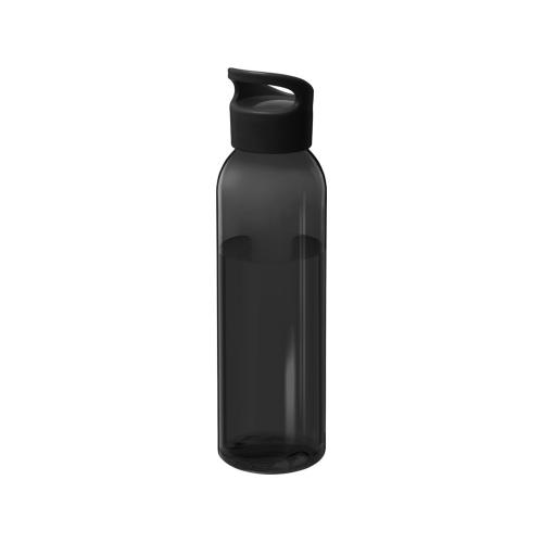 Бутылка для воды Sky из переработанной пластмассы объемом 650 мл - Черный; - купить бизнесс-сувениры в Воронеже