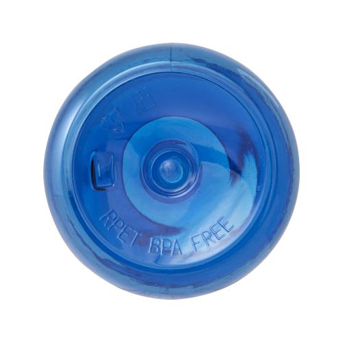 Бутылка для воды Ziggs из переработанной пластмассы объемом 950 мл - синий; - купить именные сувениры в Воронеже