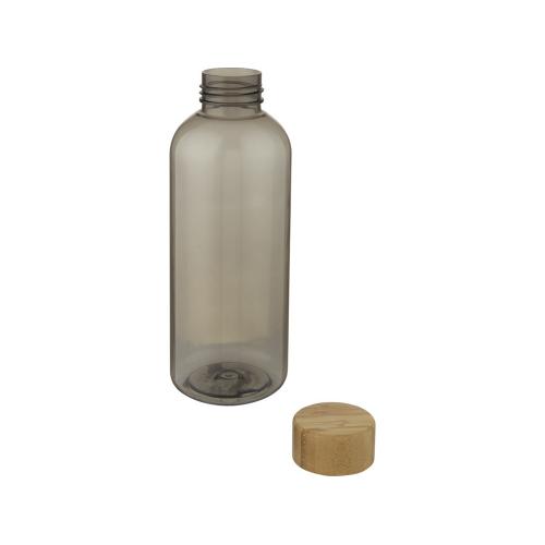 Бутылка для воды Ziggs из переработанной пластмассы объемом 950 мл - темно-серый; - купить необычные сувениры в Воронеже