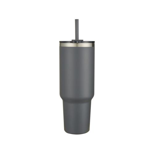 Sydney медная кружка с двойными стенками, сертифицированная согласно RCS, с вакуумной изоляцией и соломинкой; - купить необычные подарки в Воронеже