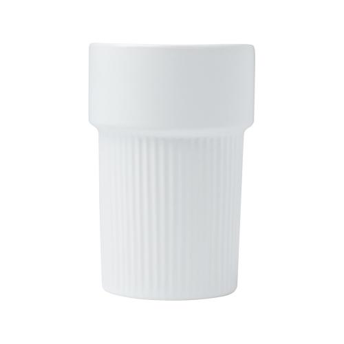 Fika стакан 340 мл с бамбуковым чехлом - Белый; - купить необычные подарки в Воронеже