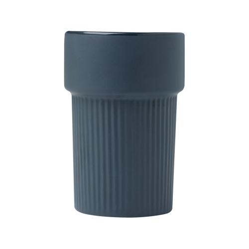 Fika стакан 340 мл с бамбуковым чехлом - Синий; - купить необычные подарки в Воронеже