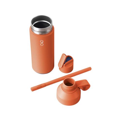 Бутылка-термос для воды Ocean Bottle GO объемом 500 мл - оранжевый; - купить необычные сувениры в Воронеже