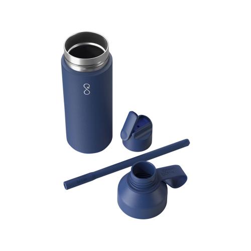 Бутылка-термос для воды Ocean Bottle GO объемом 500 мл - Синий; - купить необычные сувениры в Воронеже