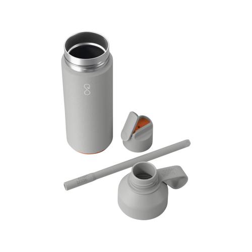 Бутылка-термос для воды Ocean Bottle GO объемом 500 мл - серый; - купить необычные сувениры в Воронеже