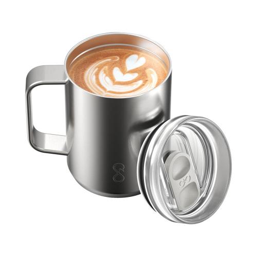 Ocean Bottle дорожная кружка-термос объемом 350 мл - стальной; - купить именные сувениры в Воронеже