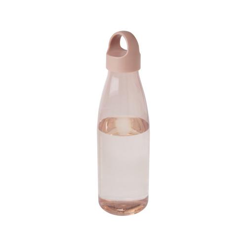 Bergen бутылка для воды объемом 800 мл из переработанной пластмассы, пыльно-розовый