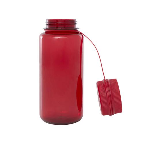 Спортивная бутылка Ryder из переработанного ПЭТ-пластика объемом 900 мл с многофункциональной крышкой; - купить подарки с логотипом в Воронеже