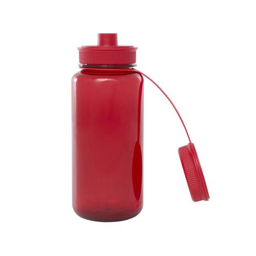 Спортивная бутылка Ryder из переработанного ПЭТ-пластика объемом 900 мл с многофункциональной крышкой; - купить именные сувениры в Воронеже