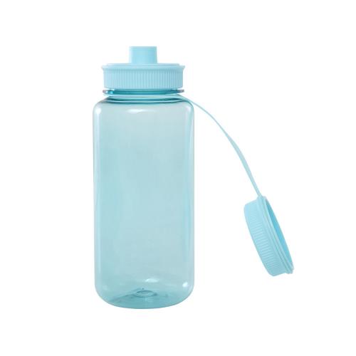 Спортивная бутылка Ryder из переработанного ПЭТ-пластика объемом 900 мл с многофункциональной крышкой; - купить именные сувениры в Воронеже