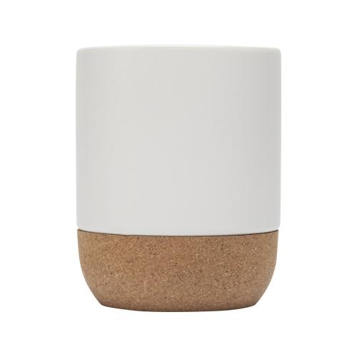 Billie керамическая кружка для сублимации объемом 300 мл с пробковыми деталями; - купить необычные подарки в Воронеже