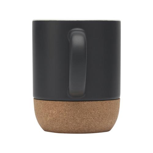 Billie керамическая кружка объемом 300 мл с пробковыми деталями и матовой отделкой; - купить необычные сувениры в Воронеже