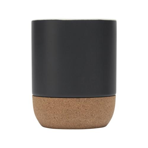 Billie керамическая кружка объемом 300 мл с пробковыми деталями и матовой отделкой; - купить необычные подарки в Воронеже