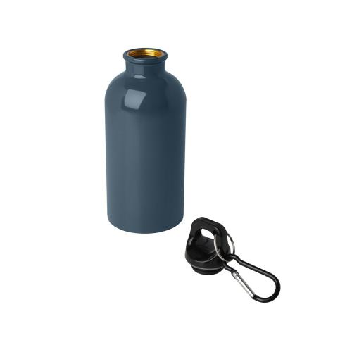 Одностенная бутылка для воды с карабином Oregon, изготовленная из нержавеющей стали, сертифицированной по стандарту RCS; - купить необычные сувениры в Воронеже