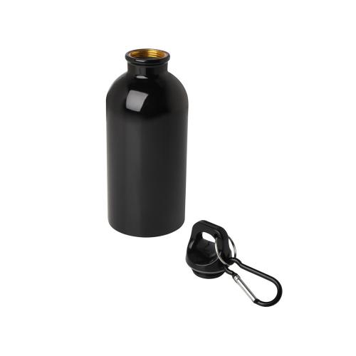 Одностенная бутылка для воды с карабином Oregon, изготовленная из нержавеющей стали, сертифицированной по стандарту RCS; - купить необычные сувениры в Воронеже