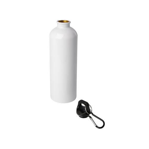 Одностенная бутылка для воды с карабином Oregon, изготовленная из нержавеющей стали, сертифицированной по стандарту RCS; - купить необычные сувениры в Воронеже