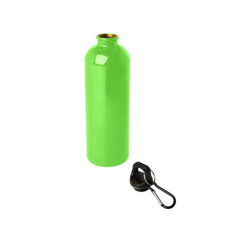 Одностенная бутылка для воды с карабином Oregon, изготовленная из нержавеющей стали, сертифицированной по стандарту RCS; - купить необычные сувениры в Воронеже