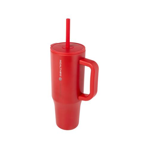 Brady термостакан с силиконовой трубочкой, 900 мл; - купить подарки с логотипом в Воронеже