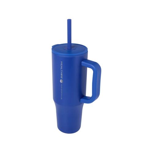 Brady термостакан с силиконовой трубочкой, объемом 900 мл; - купить подарки с логотипом в Воронеже