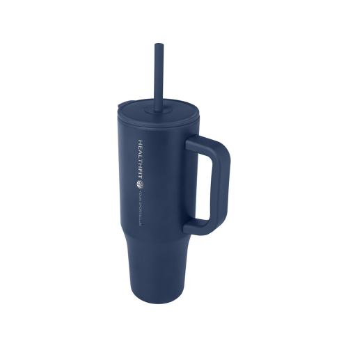 Brady термостакан с силиконовой трубочкой, объемом 900 мл; - купить подарки с логотипом в Воронеже