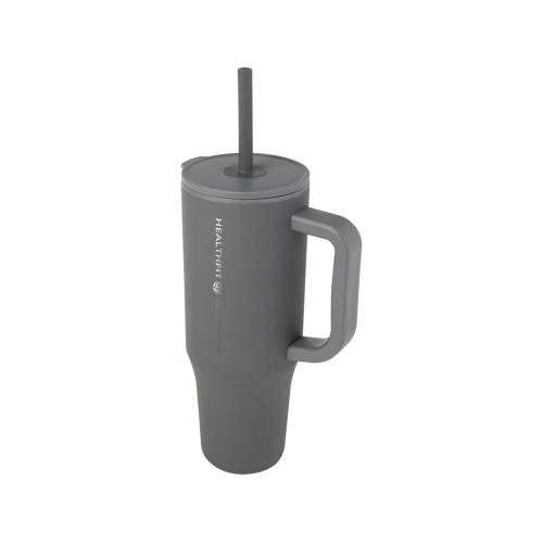 Brady термостакан с силиконовой трубочкой, 900 мл; - купить подарки с логотипом в Воронеже