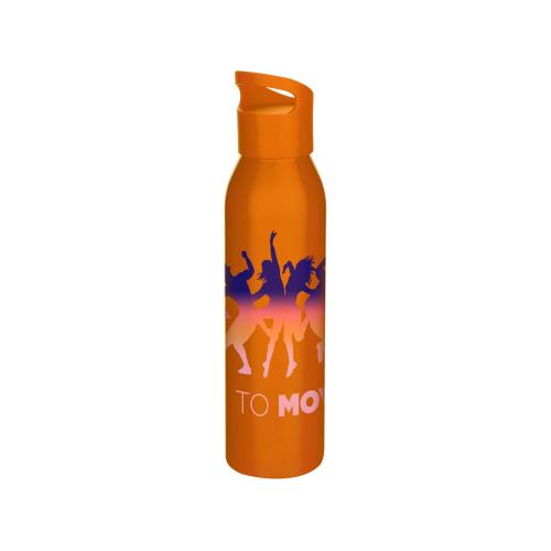 Одностенная бутылка для воды Sky, изготовленная из нержавеющей стали, 650 мл; - купить именные сувениры в Воронеже