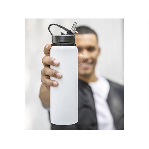 Одностенная бутылка для воды Fits/Фитц, изготовленная из нержавеющей стали, сертифицированной по стандарту RCS; - купить именные сувениры в Воронеже