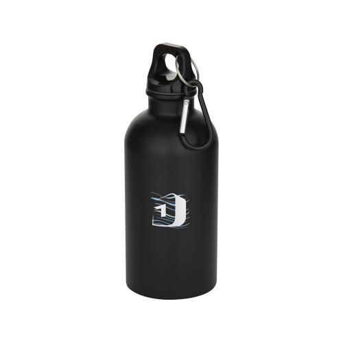 Oregon одностенная бутылка для воды с карабином, изготовленная из нержавеющей стали, сертифицированной по стандарту RCS; - купить именные сувениры в Воронеже