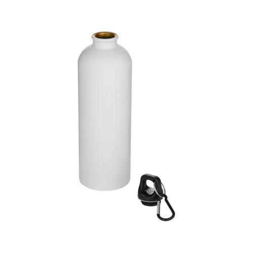 Одностенная бутылка для воды с карабином Oregon/Орегон, изготовленная из нержавеющей стали, сертифицированной по стандарту RCS, объемом 750 мл; - купить необычные сувениры в Воронеже