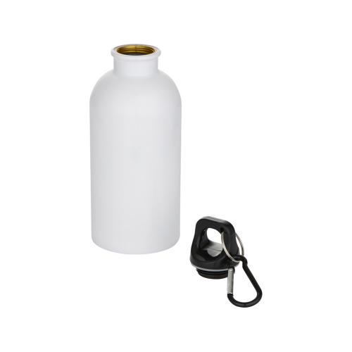 Одностенная бутылка для воды с карабином Oregon, изготовленная из нержавеющей стали, сертифицированной по стандарту RCS; - купить необычные сувениры в Воронеже