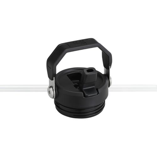 Бутылка для воды объемом 700 мл с откидной трубочкой Stanley IceFlow™ 2.0 - сплошной черный; - купить необычные сувениры в Воронеже